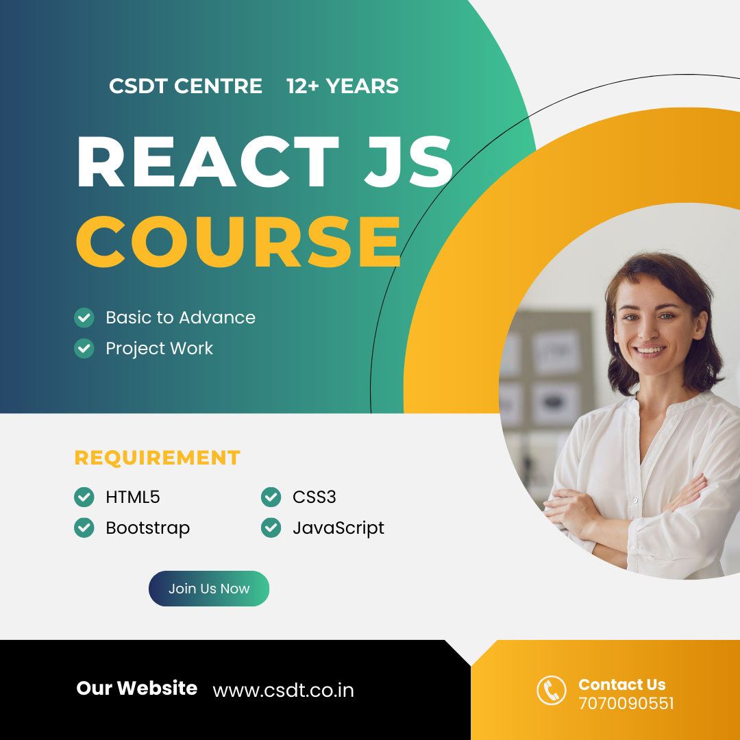 Best React JS Training Institute in Patna, React JavaScript Course & Coaching Classes